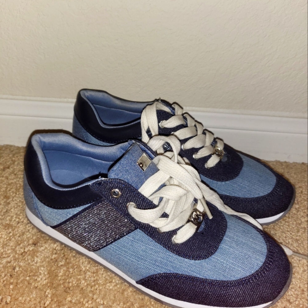 Michael Kors girls demin sneaker